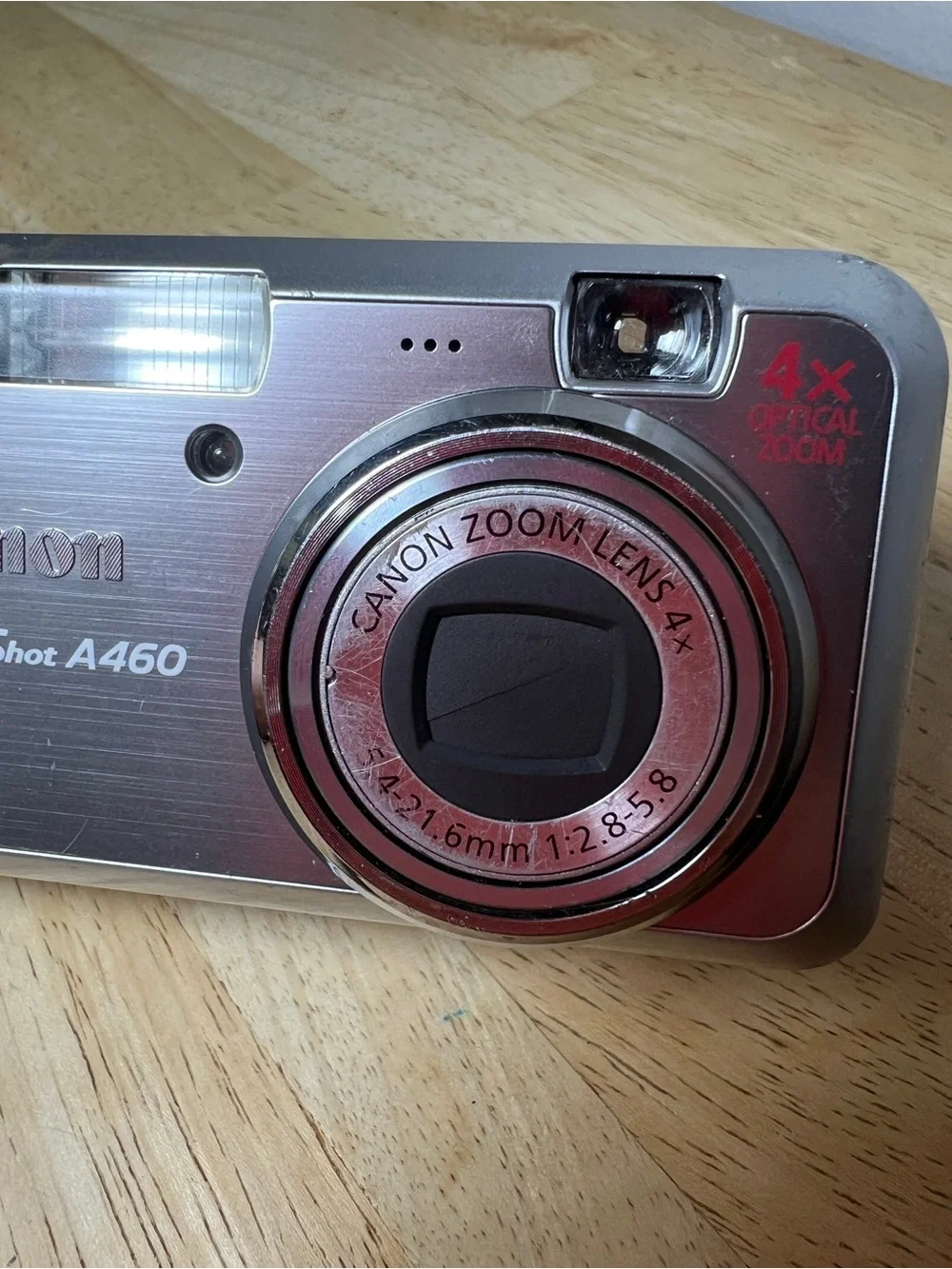 Canon PowerShot A460 Digital Camera Silver 5.0MP Vintage Y2K Digicam TESTED